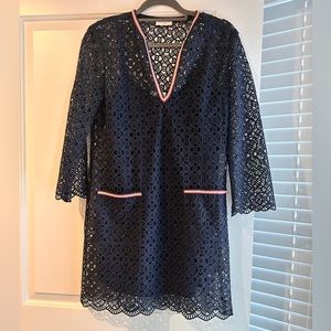 Sandro lace mini dress